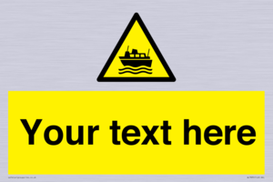 Custom warning ferries crossing vessels